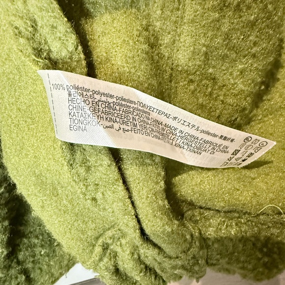 Zara Olive Green Wool Jacket - Picture 5 of 6